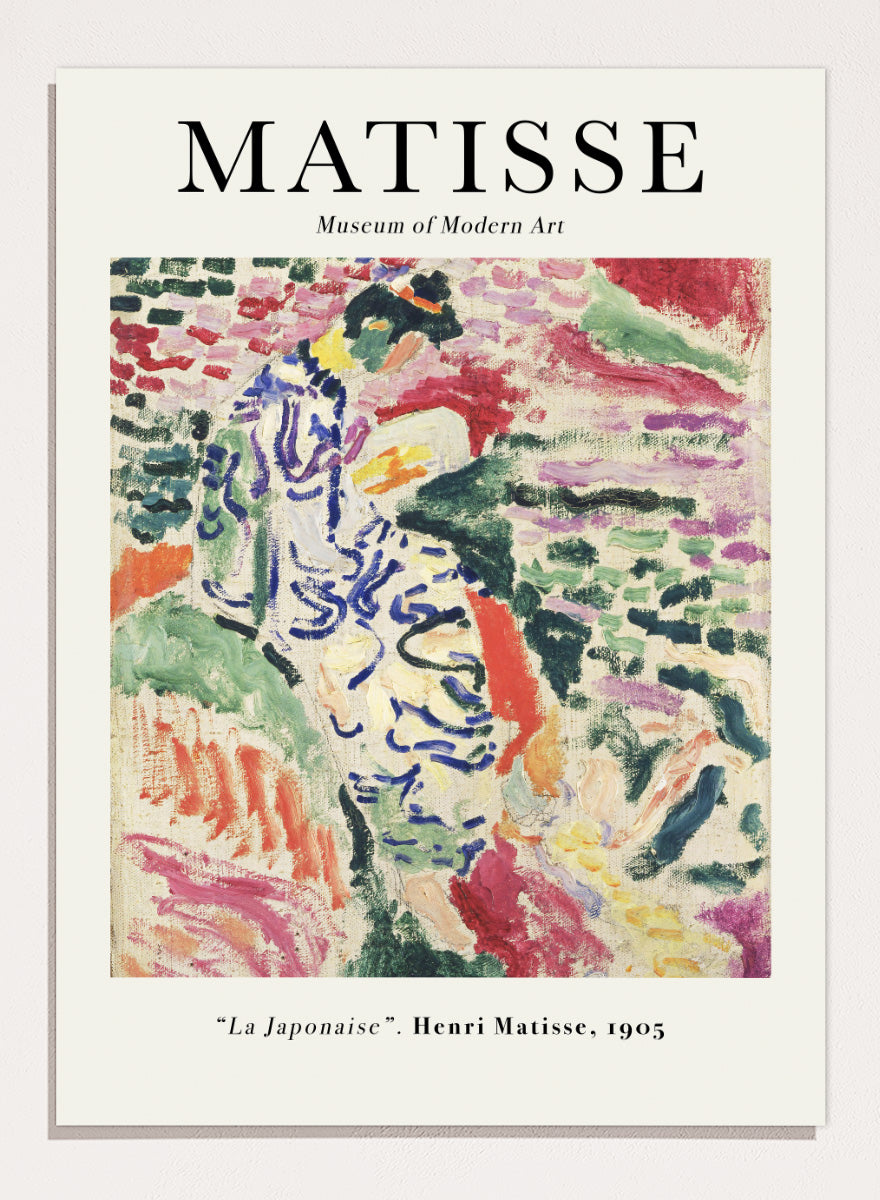 Henri Matisse - La Japonaise: Woman beside the Water Art Print