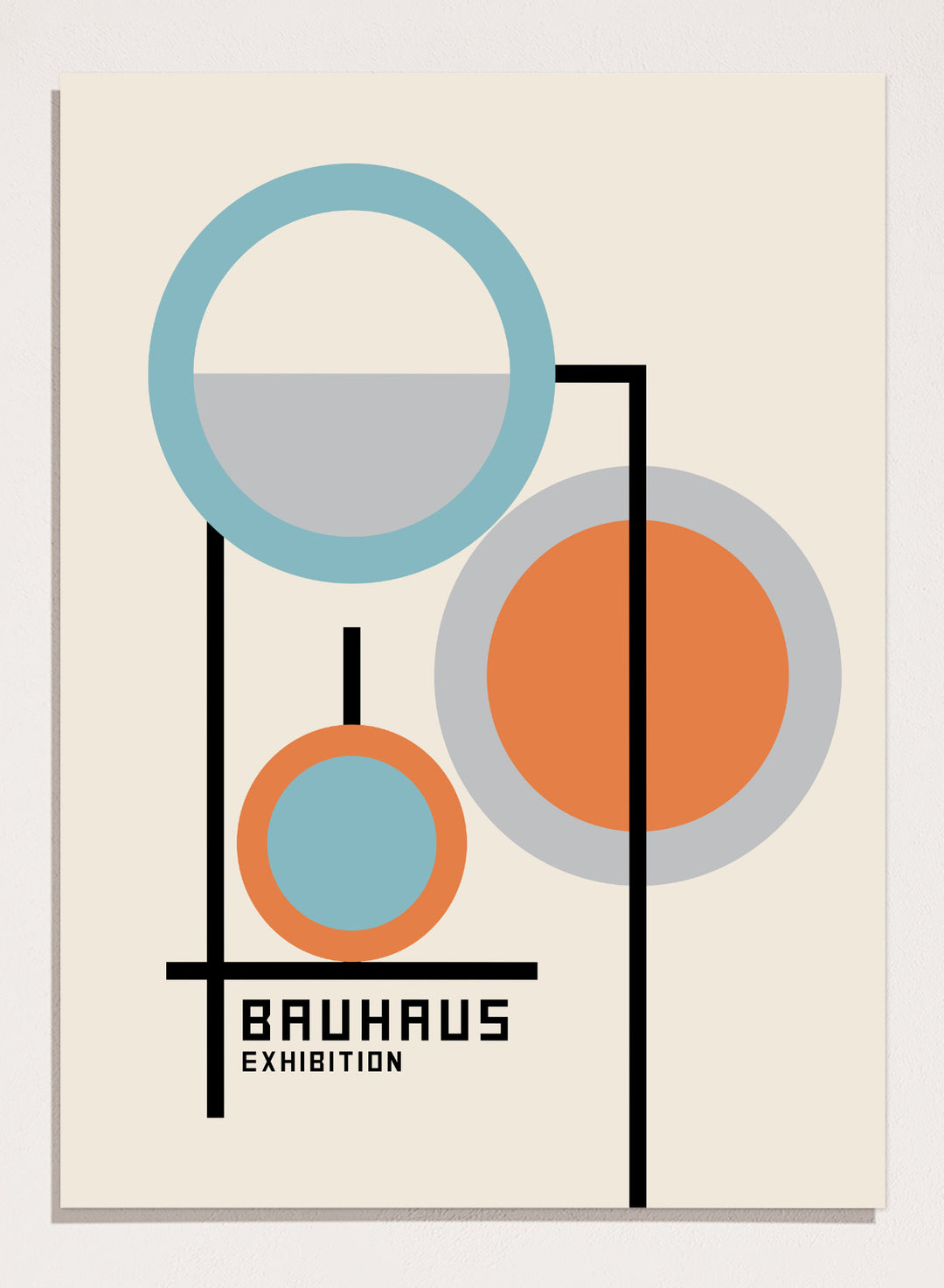 Bauhaus Geometric Art Print