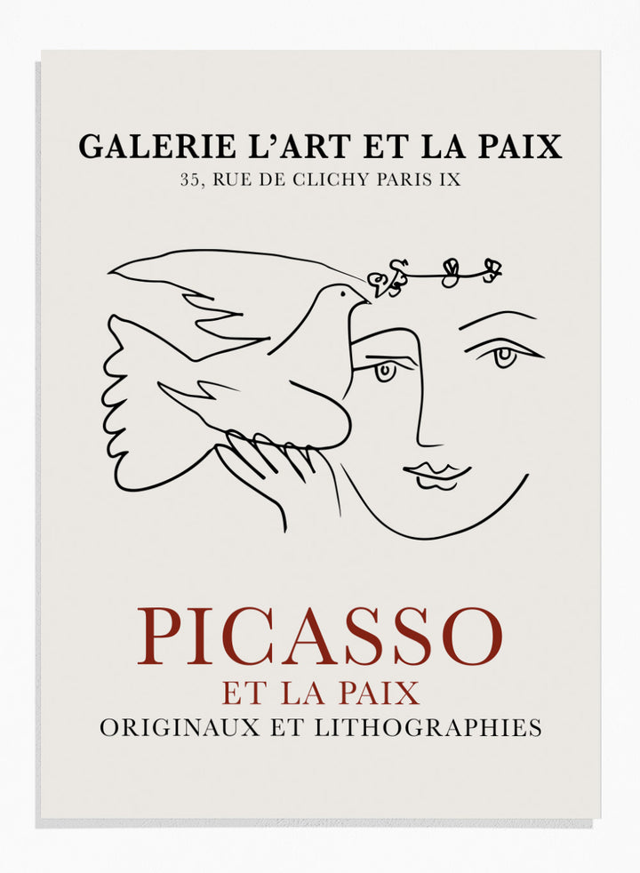 Picasso Face of Peace 1950 Art Print