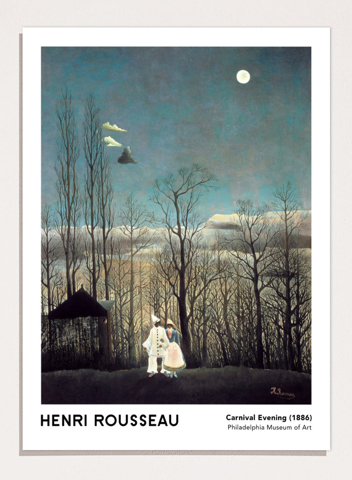 A framed art print of Henri Rousseau&