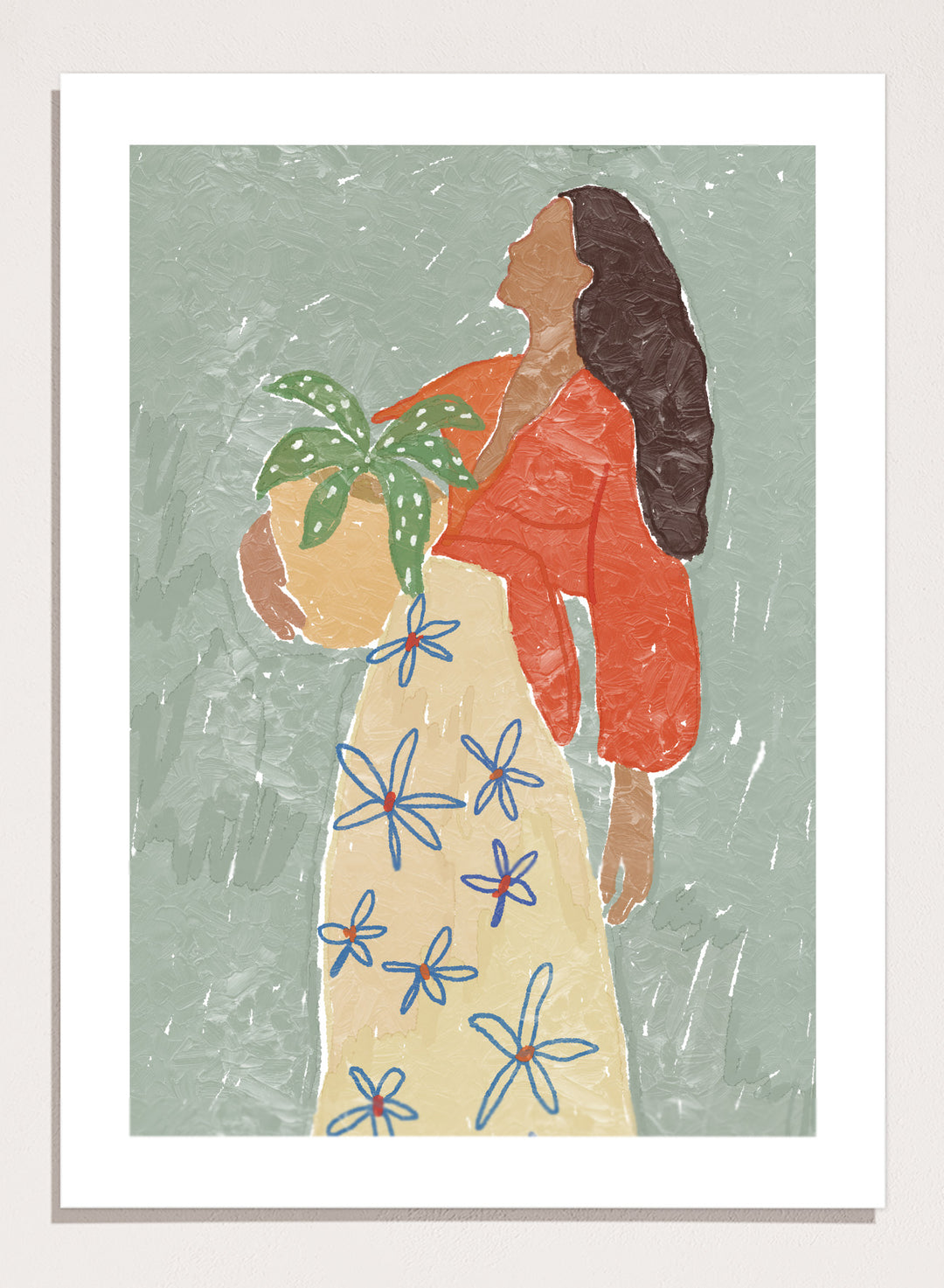 'The Plant Keeper' Aesthetic Art Print