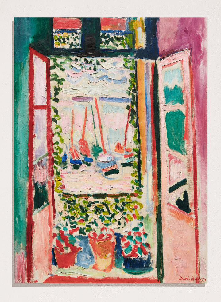 Henri Matisse The Open Window 1905 Art Print