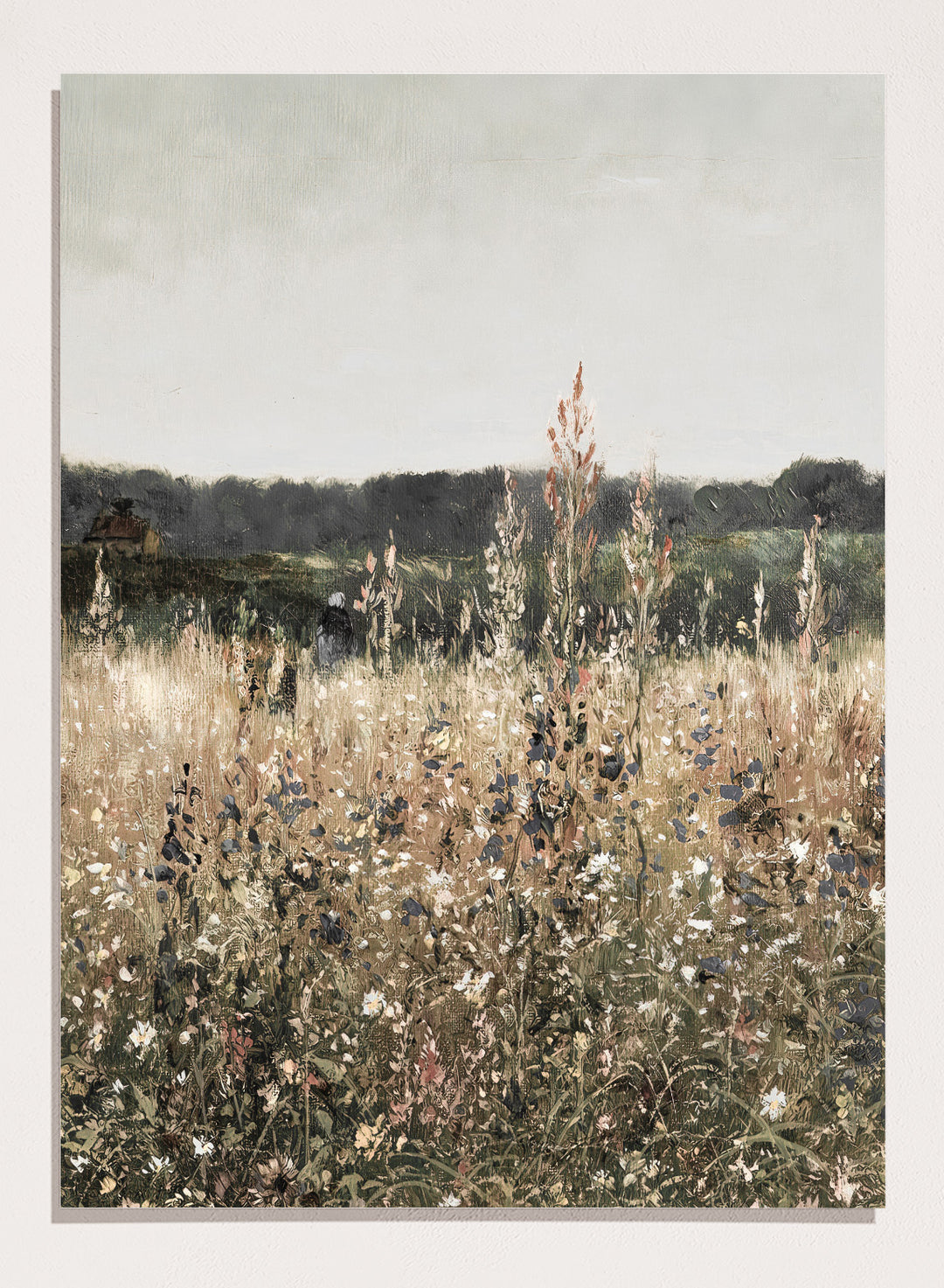"Champ Fleuri" Art Print