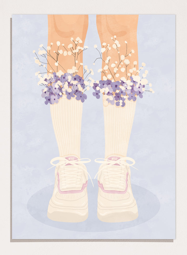 A stylized illustration of a person&