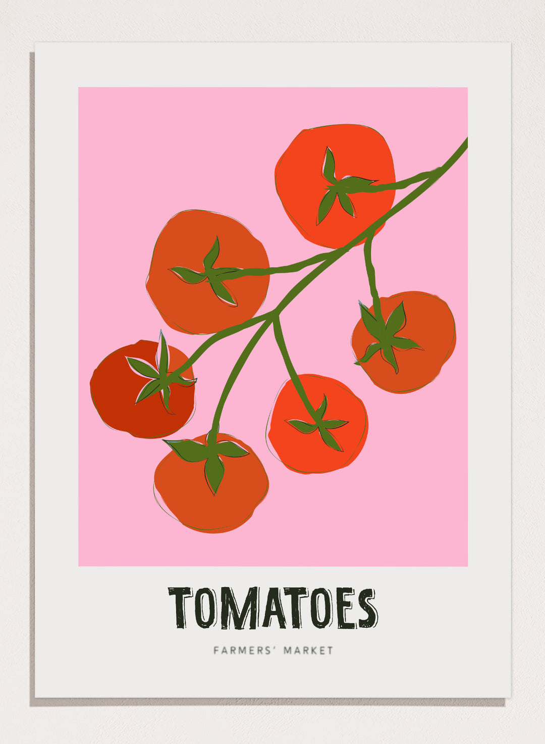 ‘Tomatoes on the Vine’ Aesthetic Art Print