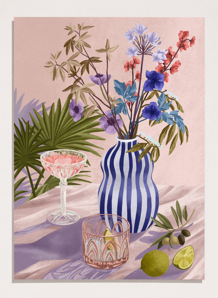 Goed Blauw - Lilac Summer Art Print