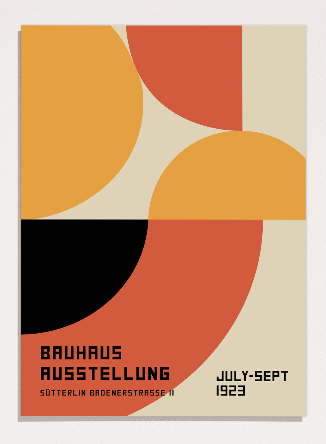 Bauhaus Geometric Art Print