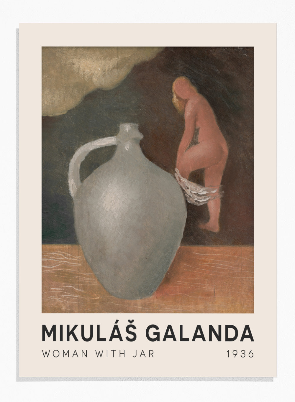 “Woman with Jar” Art Print
