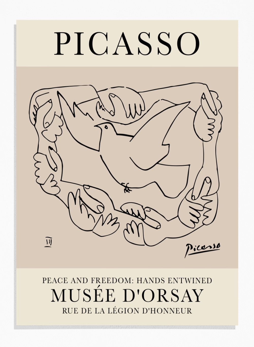 Picasso Peace and Freedom: Dove of Peace Art Print