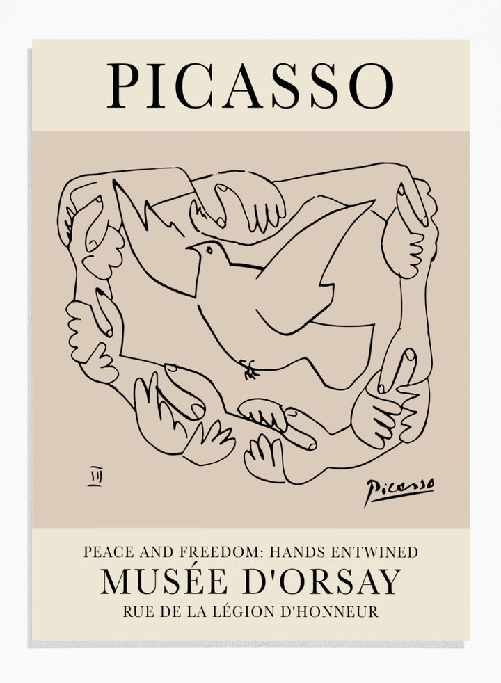 Picasso Peace and Freedom: Dove of Peace Art Print