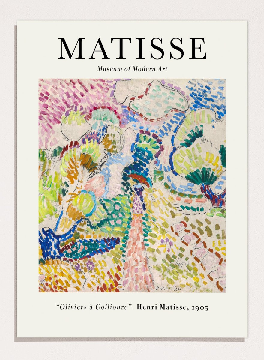 Henri Matisse Olive Trees at Collioure Wall Art Print | Vintage