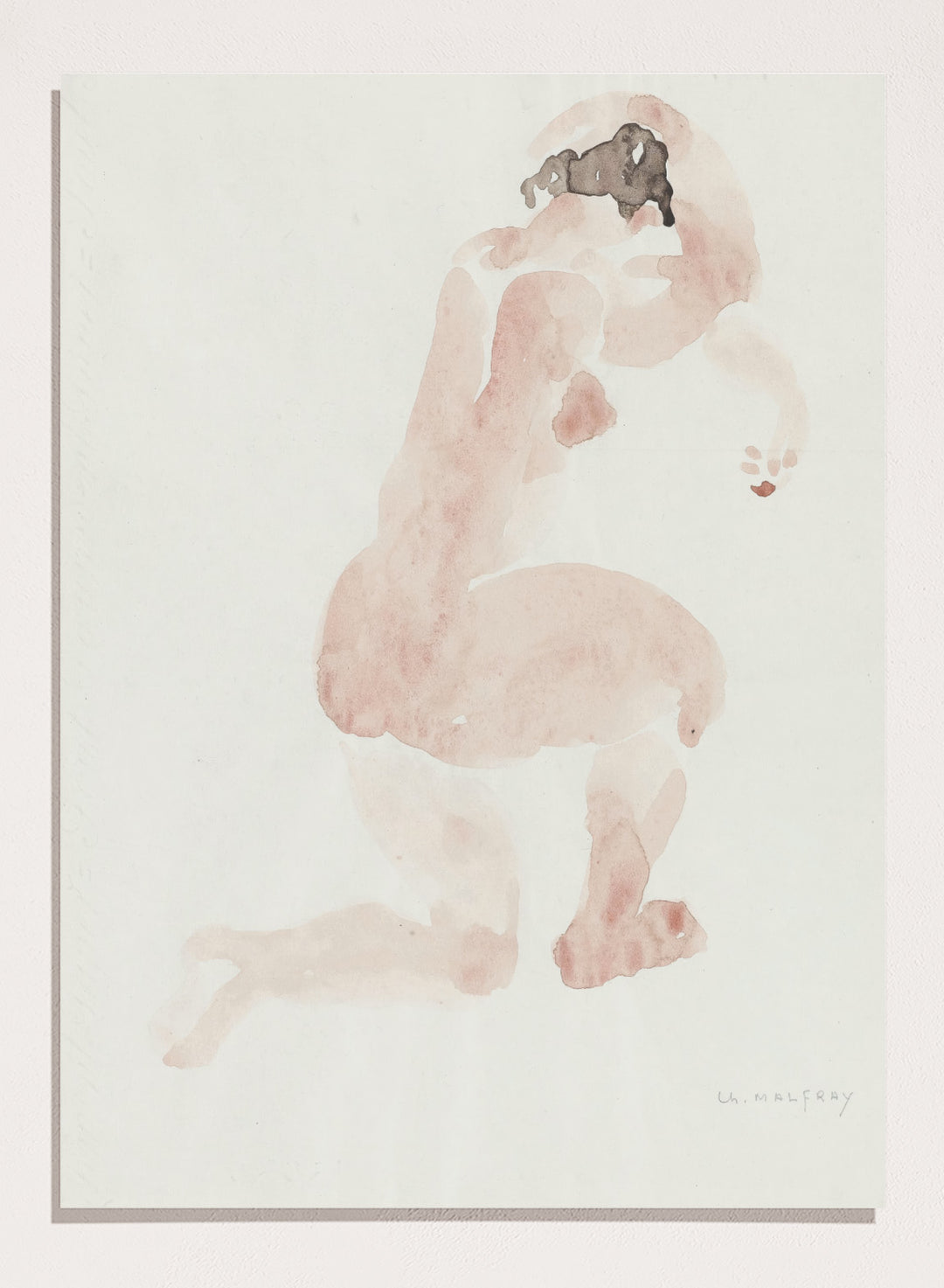 "Female Nude" Art Print