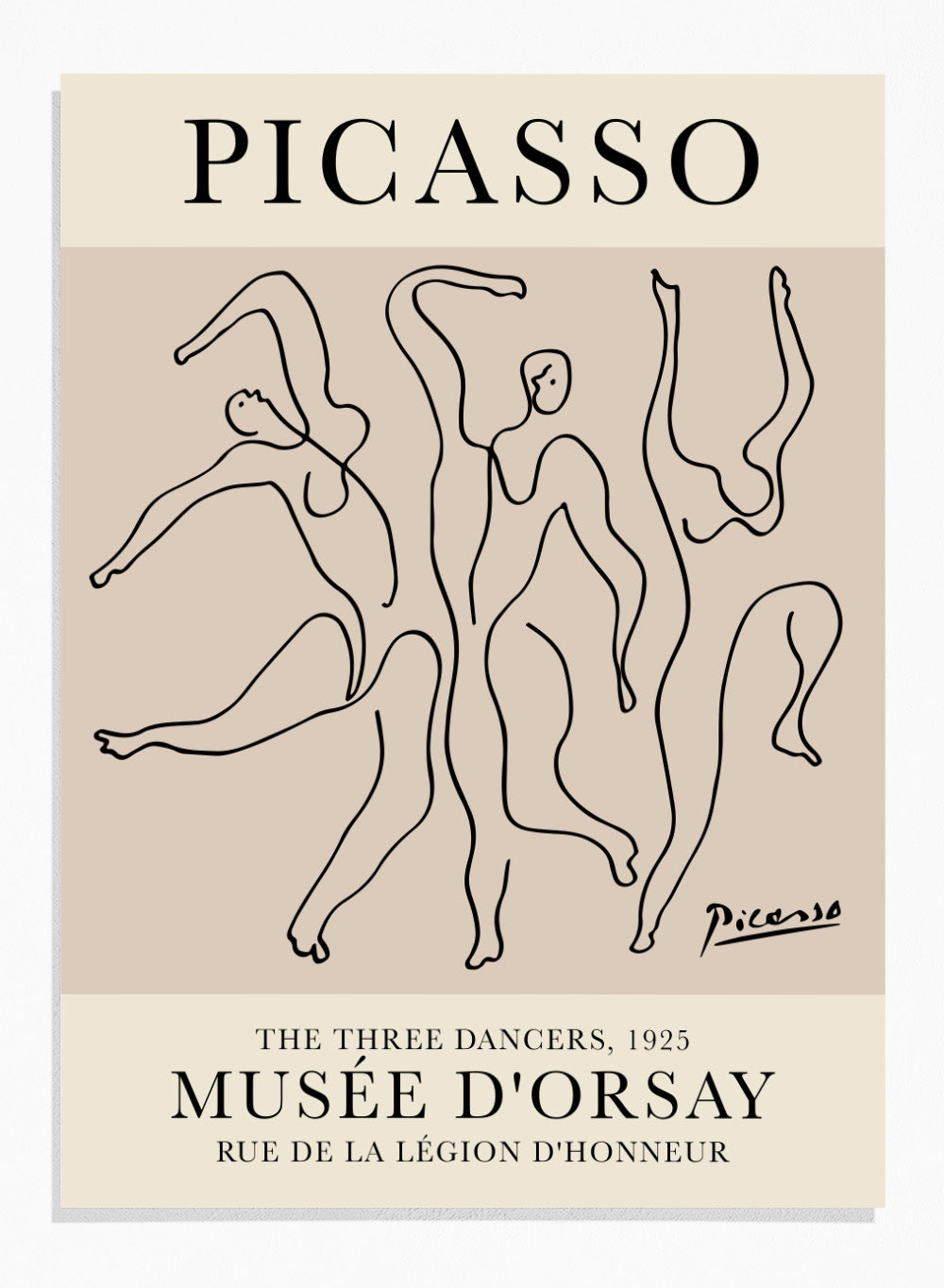 Picasso The Three Dancers Art Print