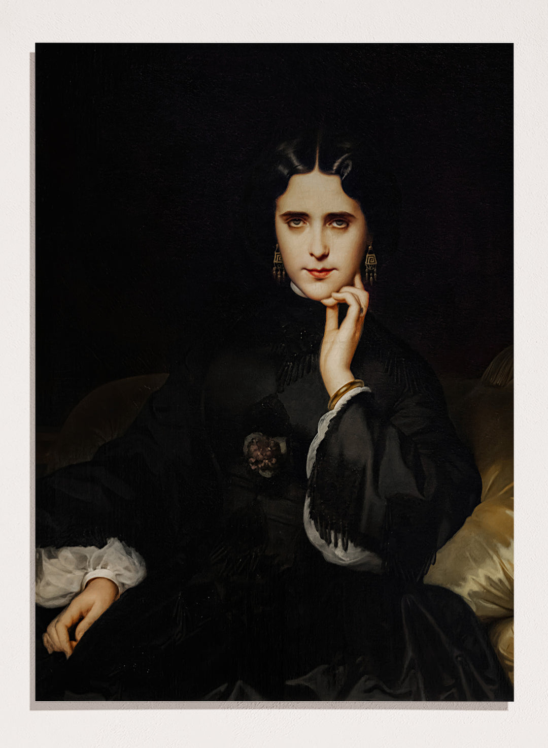 "Madame de Loynes" Art Print