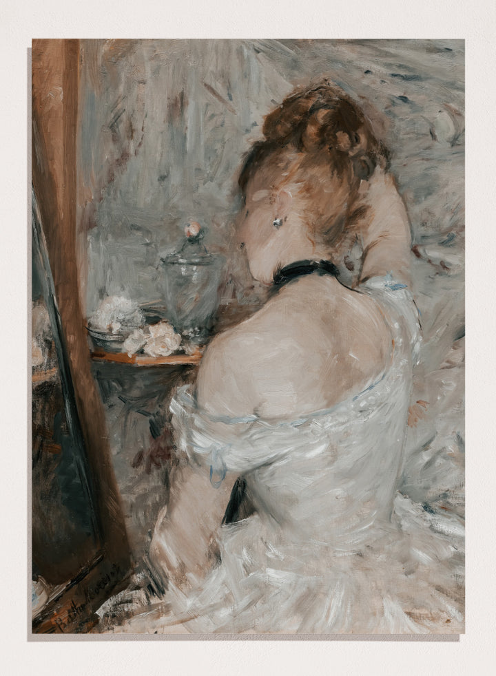 "Woman at Her Toilette" Art Print