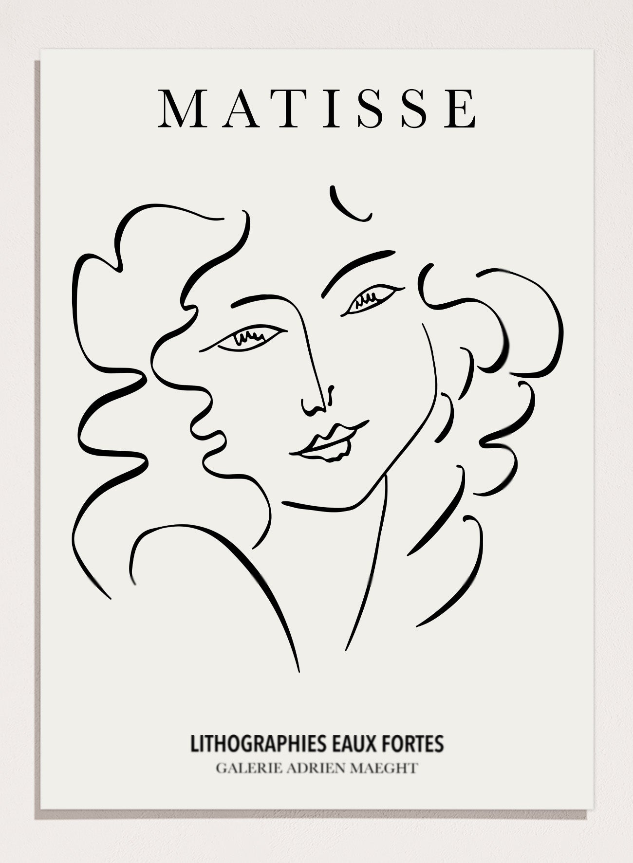アート・デザイン・音楽 Matisse Line Drawings and Prints Henri Matisse Woman Line Art Vintage Poster Lithographic Art Print
