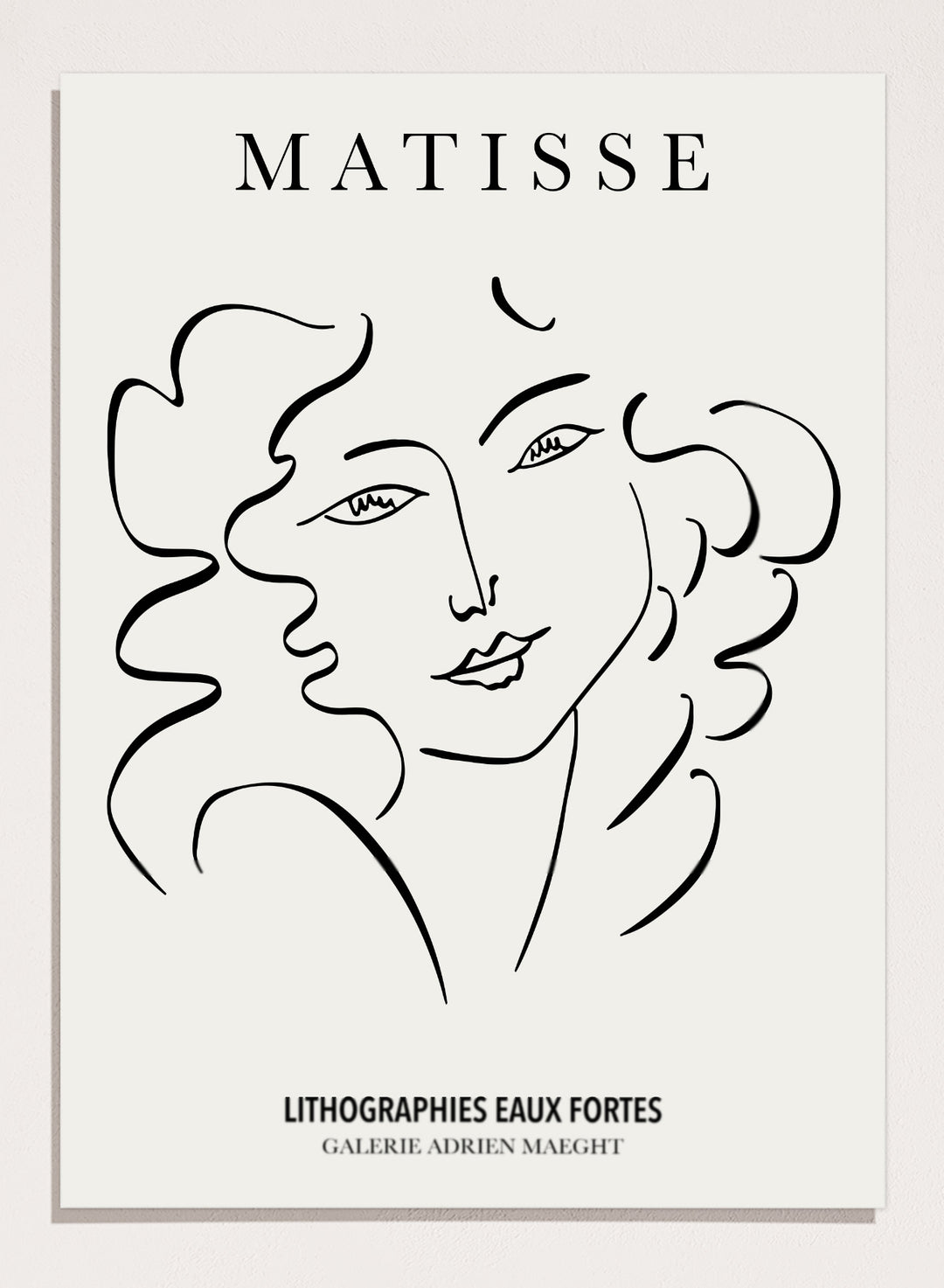 Sketch of Woman by Henri Matisse Print M72