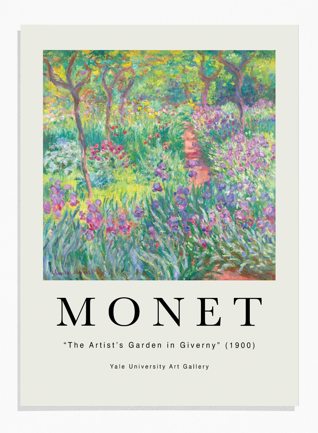 Claude Monet The Artist's Garden in Giverny 1900 Exhibition Art