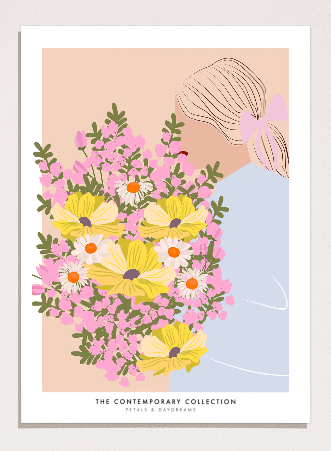 'Petals and Daydreams' Aesthetic Art Print