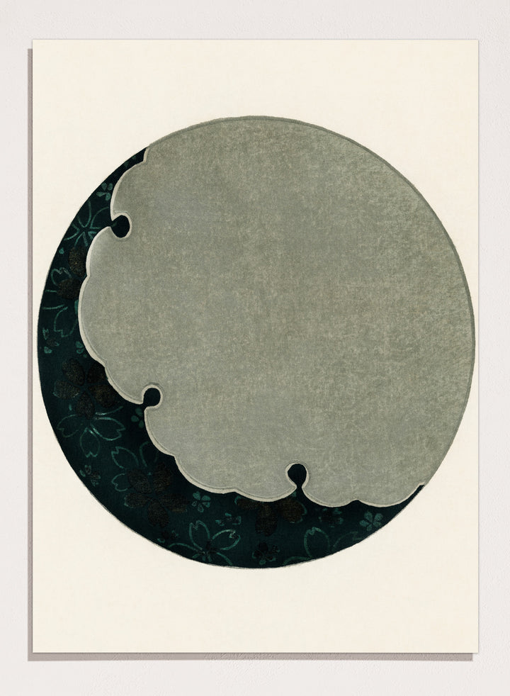 Watanabe Seitei Moon Illustration Art Print