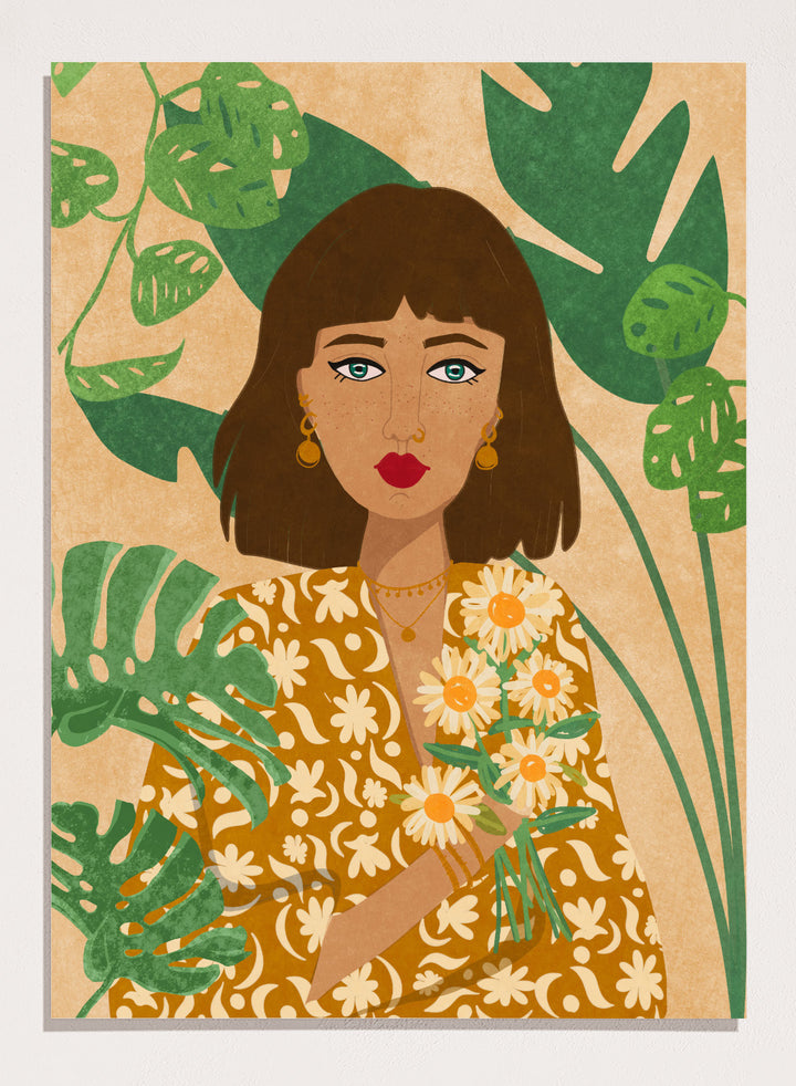 Raissa Oltmanns - Plant Lady Art Print