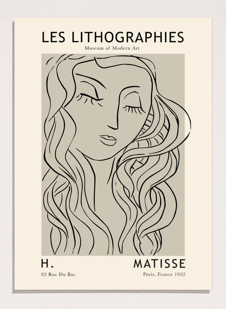 Sketch of Woman by Henri Matisse