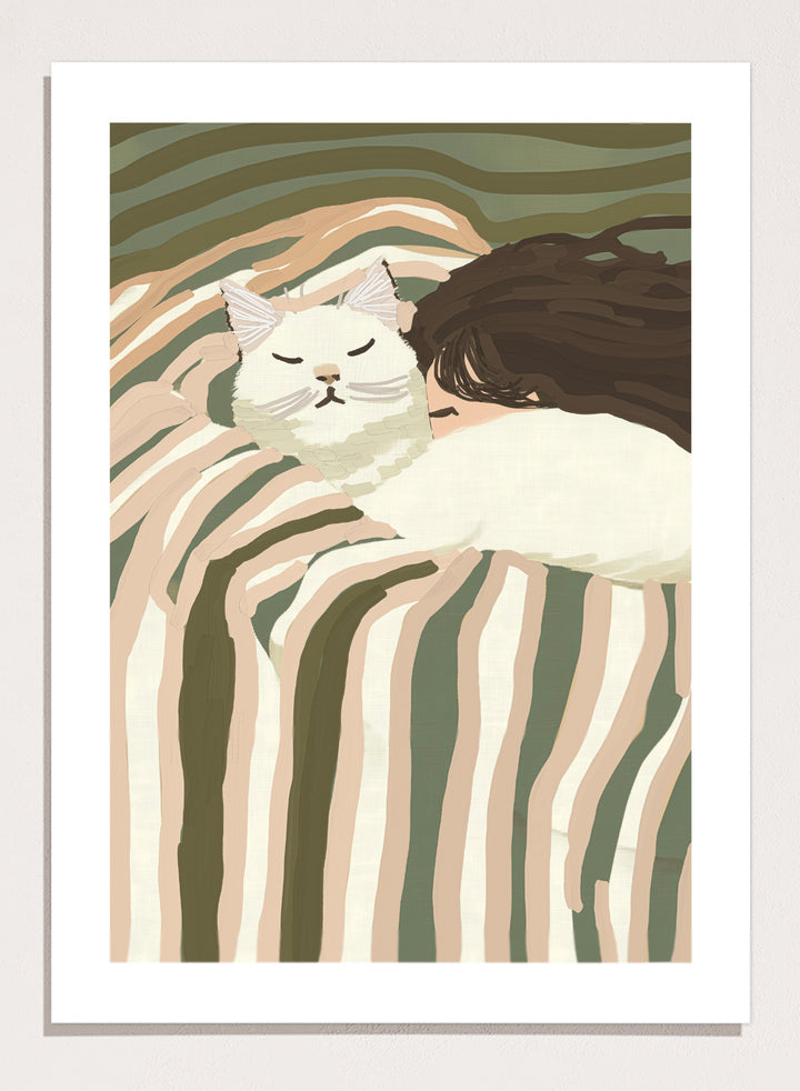 'Afternoon Nap' Aesthetic Art Print