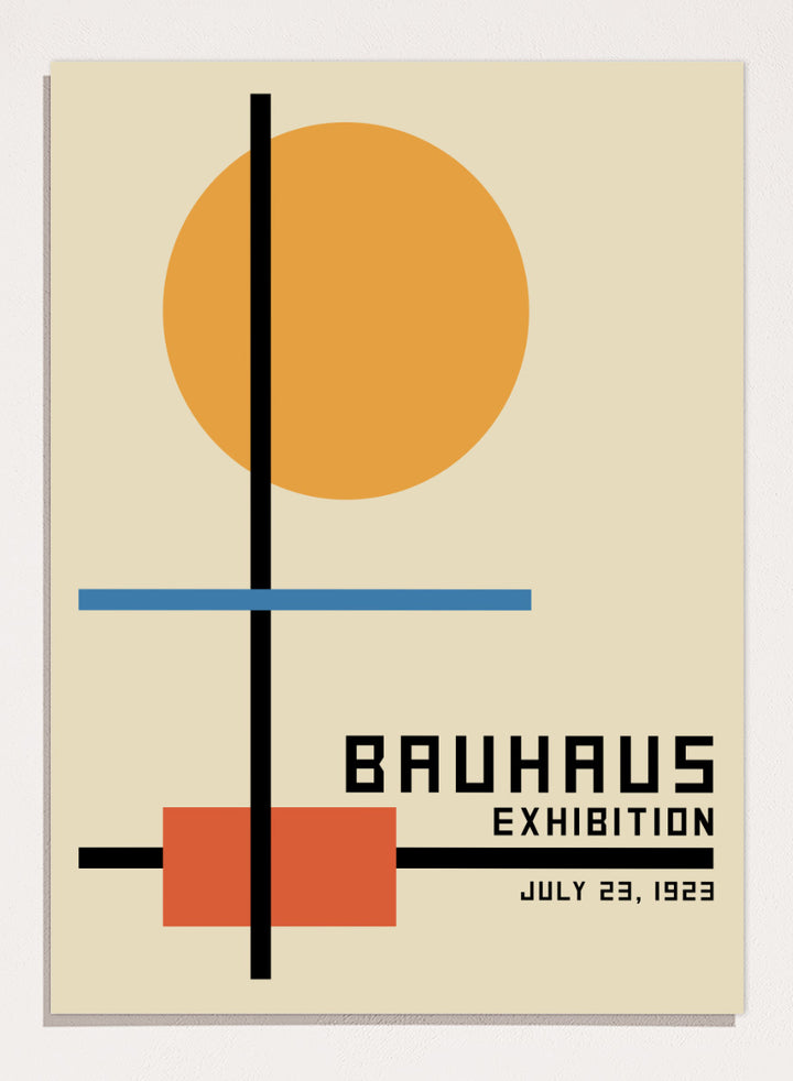 Bauhaus Geometric Shapes Art Print