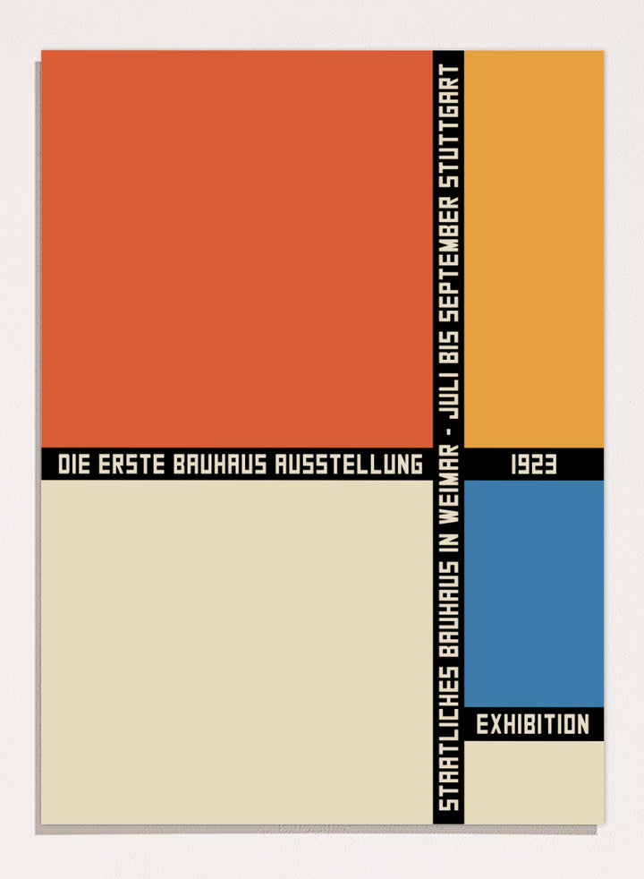 Bauhaus Geometric Color Block Art Print