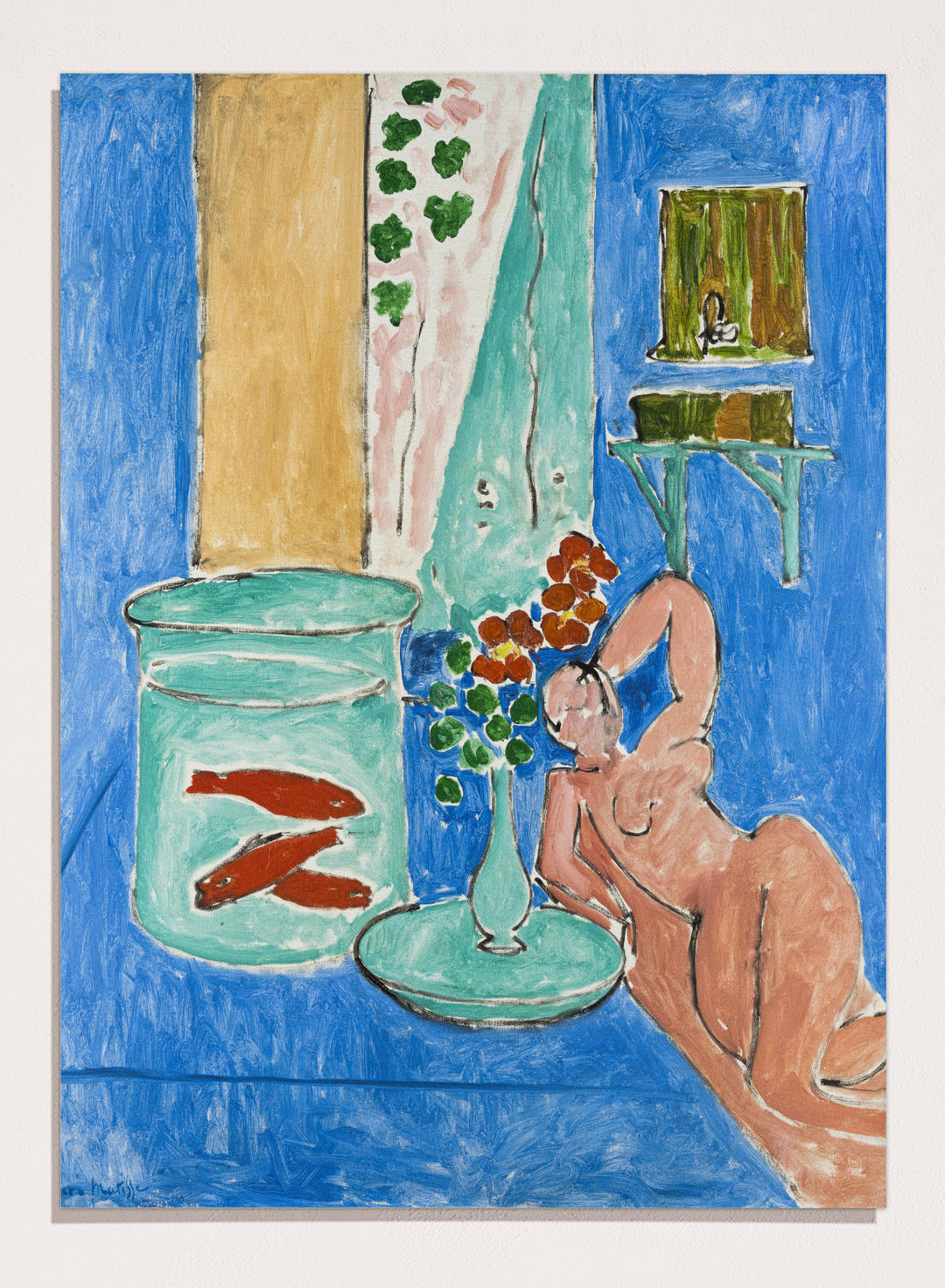 Henri Matisse Goldfish and Sculpture Art Print