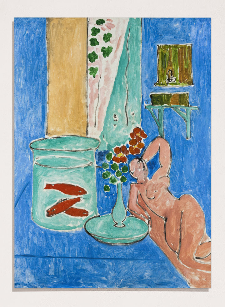 Henri Matisse Goldfish and Sculpture Art Print