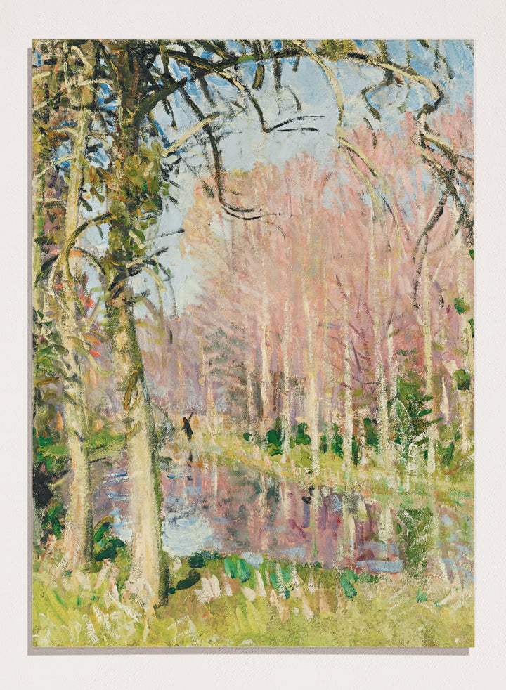 "Walk Along the Seine at Veneux-les-Sablons" Art Print