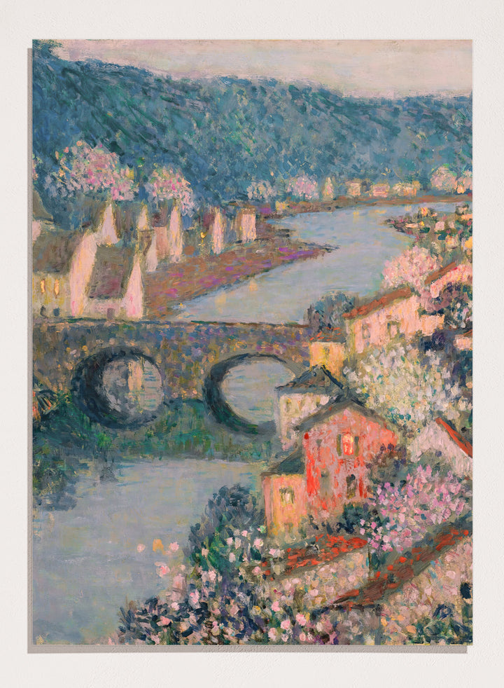 "Houses on the River" Art Print