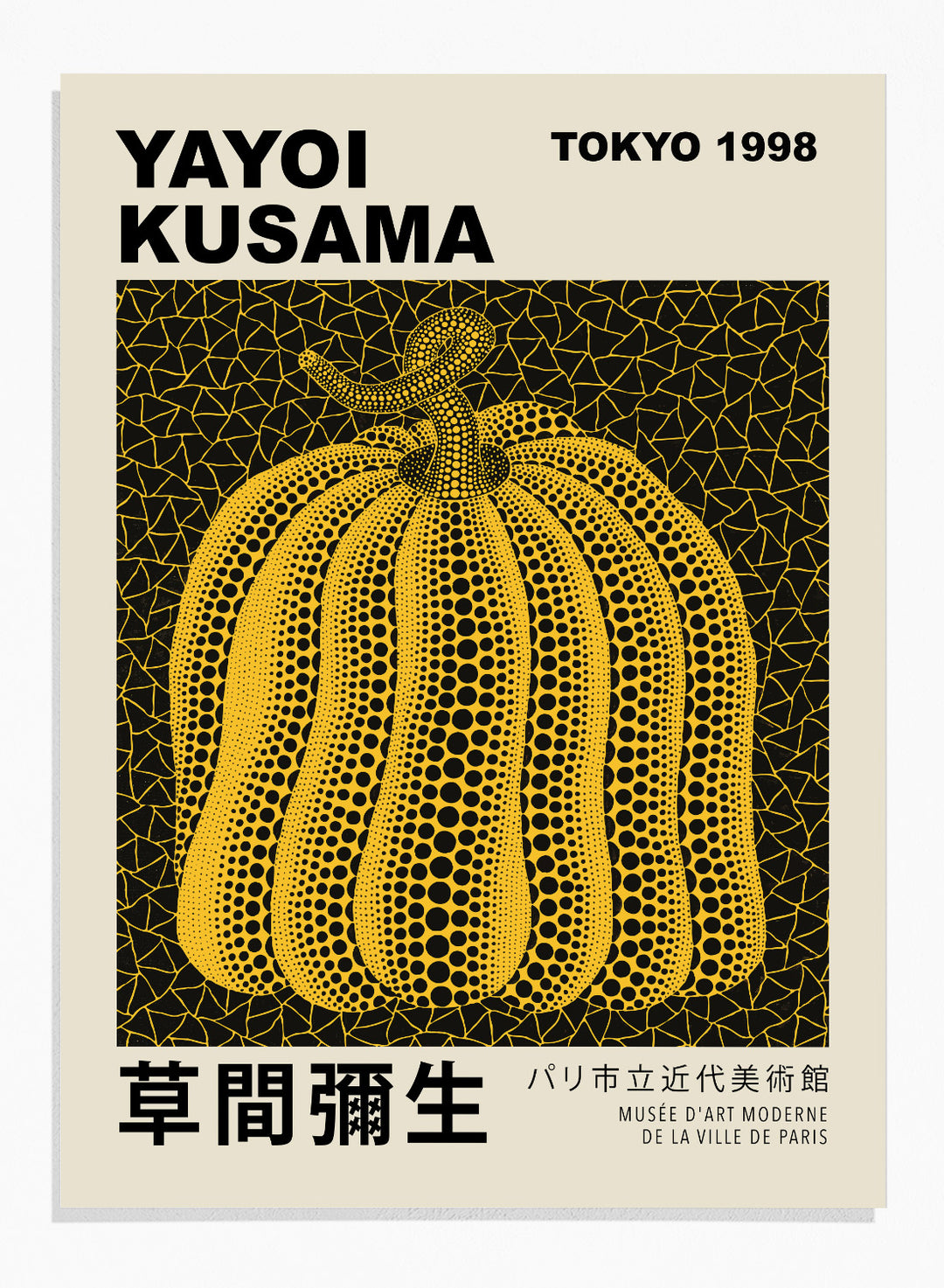Pumpkin Forever Inspired by Yayoi Kusama Art Print