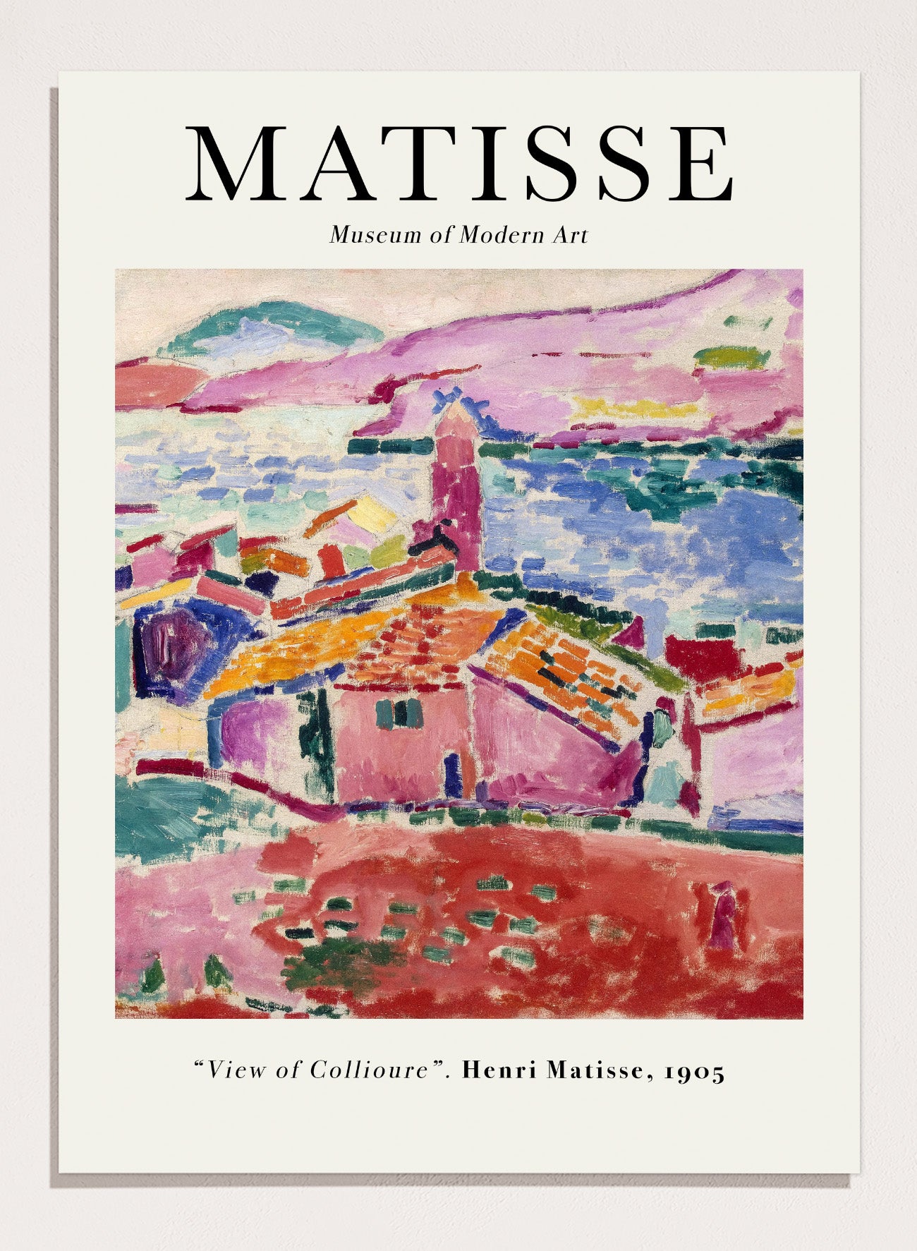 Henri Matisse View of Collioure 1905 Print | Vintage Exhibition