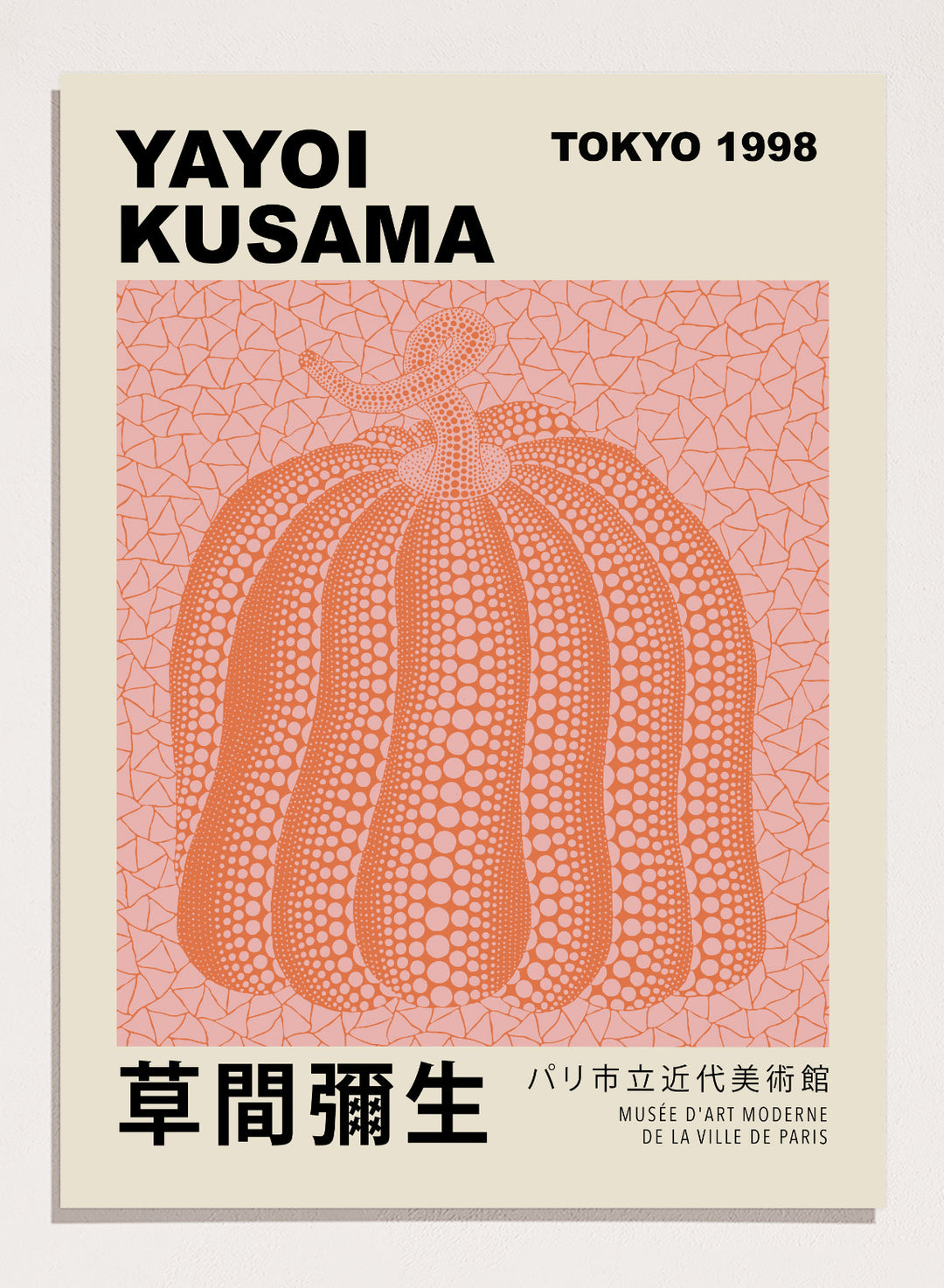 Pumpkin Forever Inspired by Yayoi Kusama Art Print