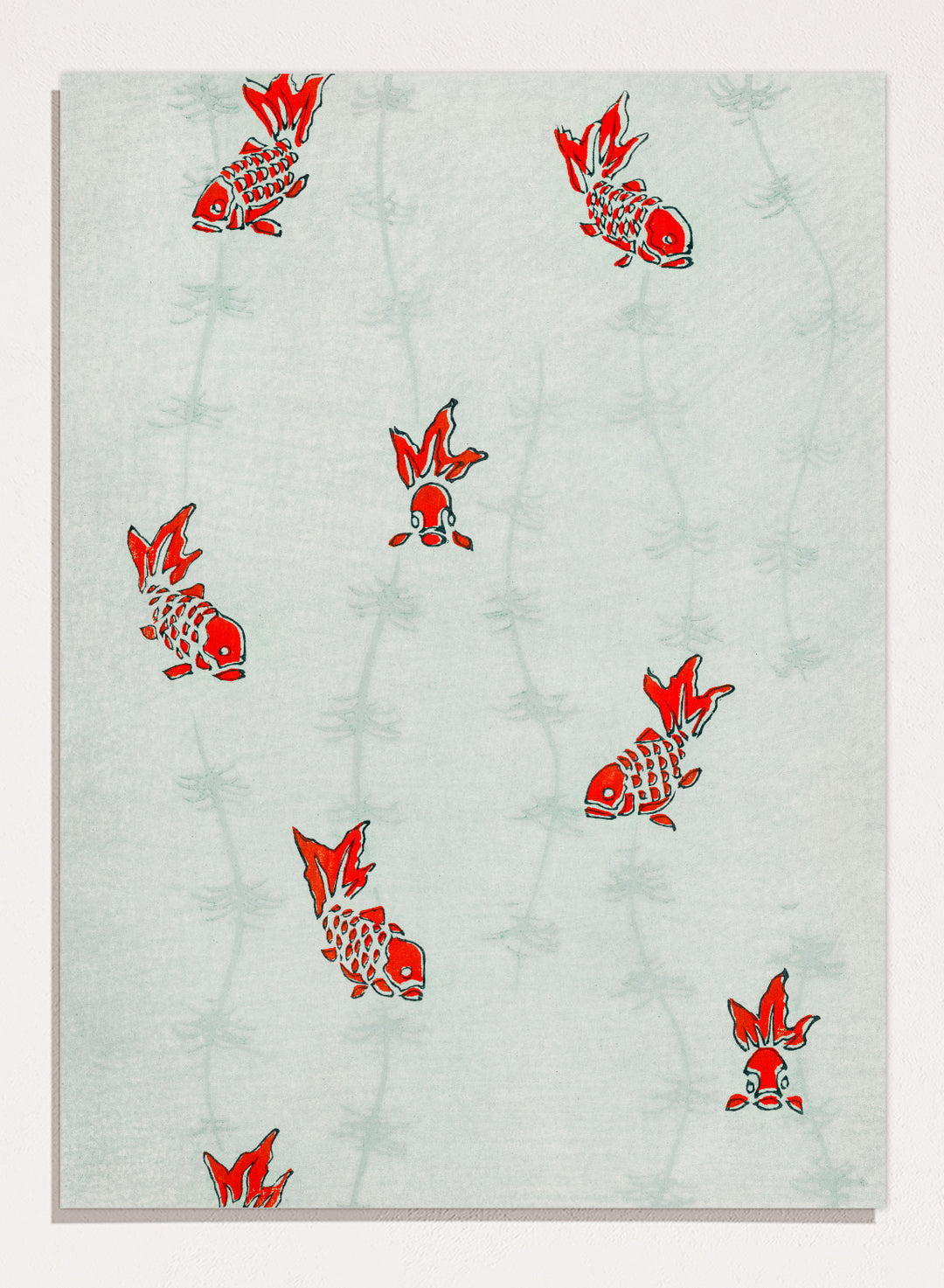 Watanabe Seitei Gold Fish Art Print