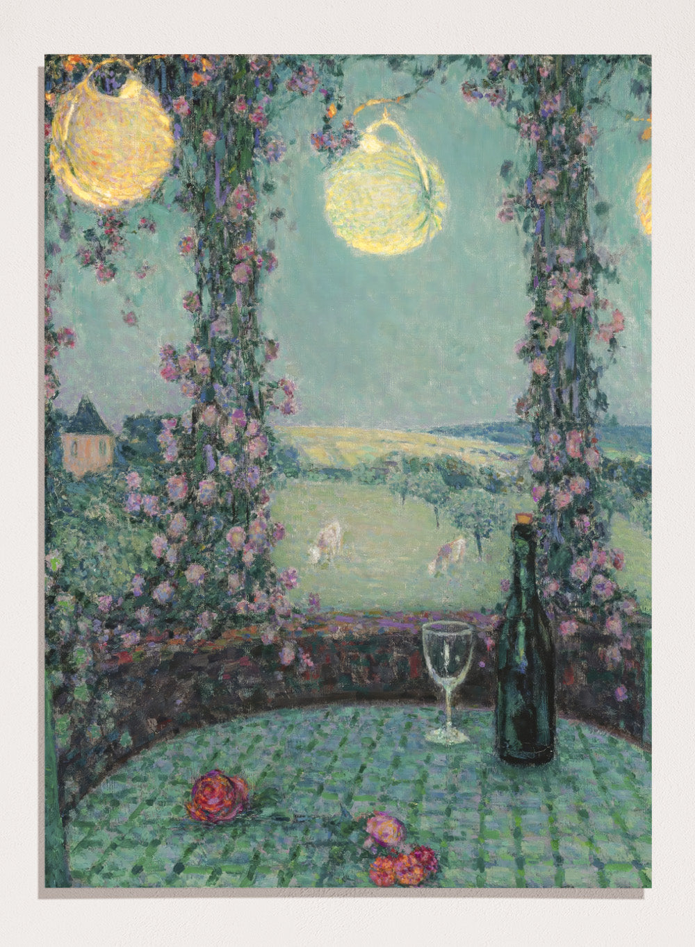 "The Gloriette, Gerberoy" Art Print