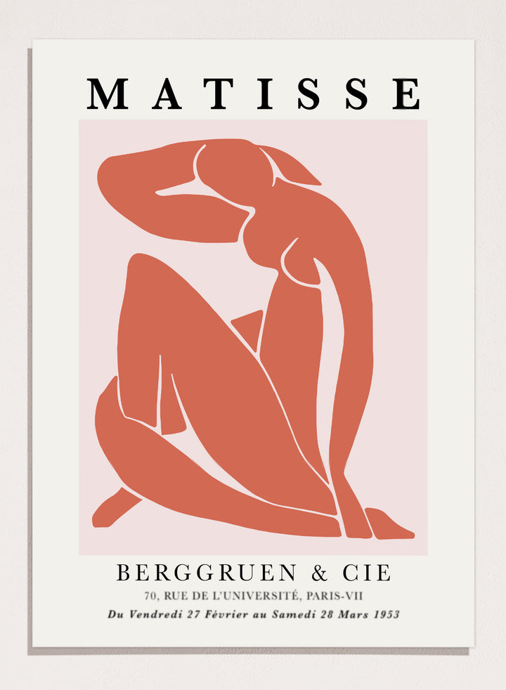 Blue Nudes in Red by Henri Matisse Print