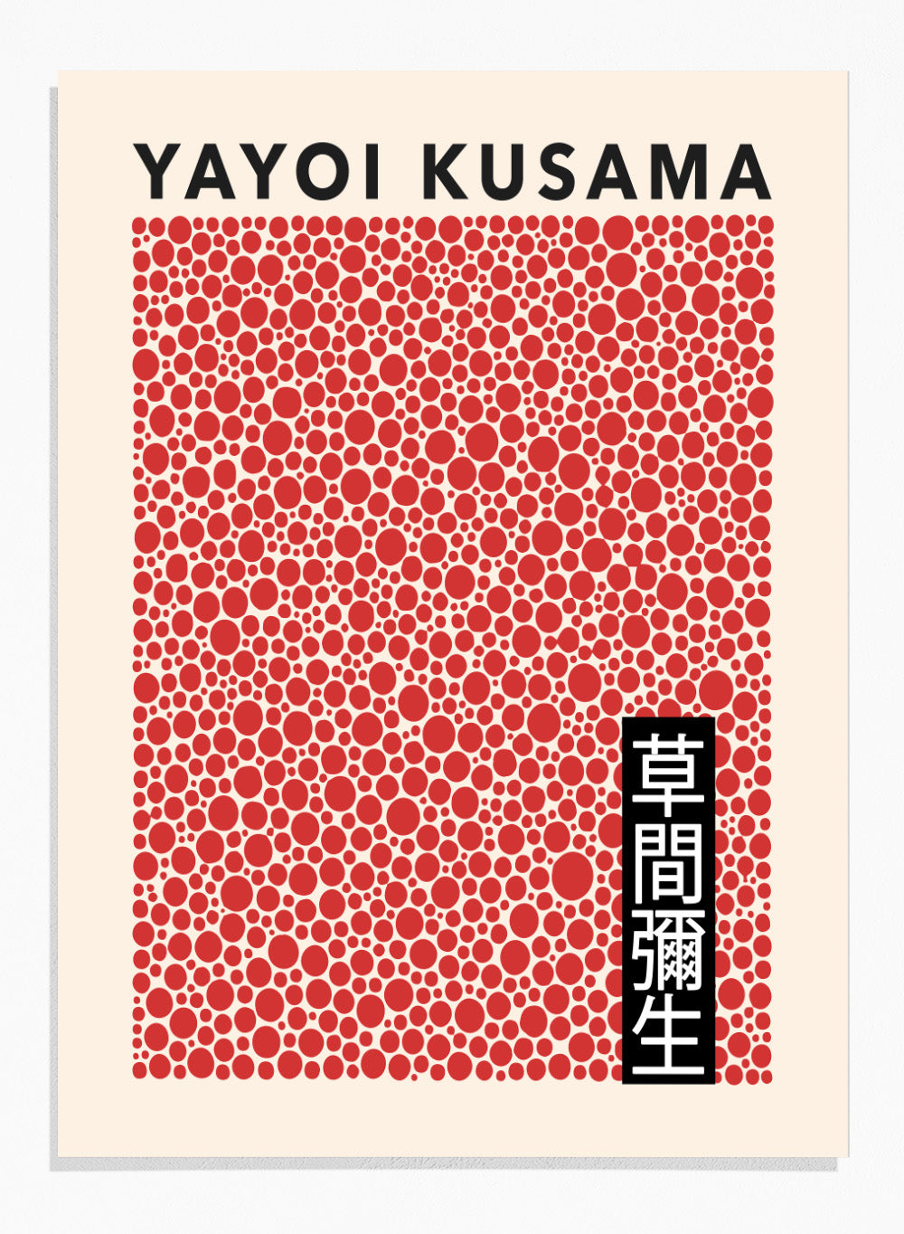 Polka Dots Inspired by Yayoi Kusama Art Print