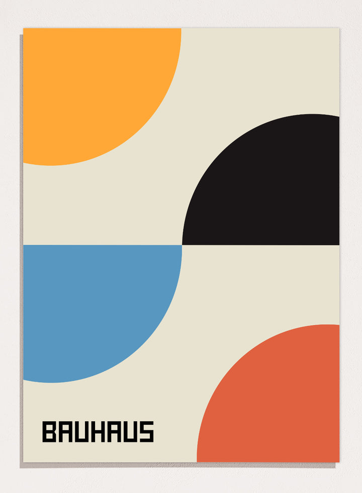 Bauhaus Geometric Art Print