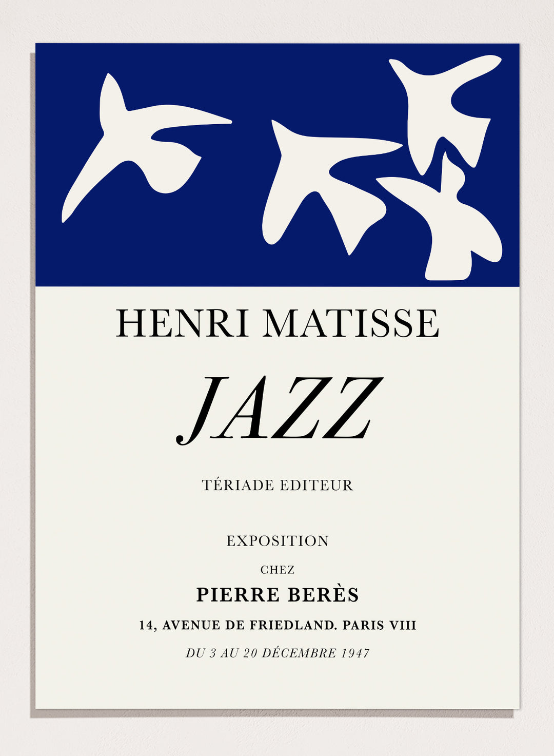 Les Oiseaux 1947 by Henri Matisse Print