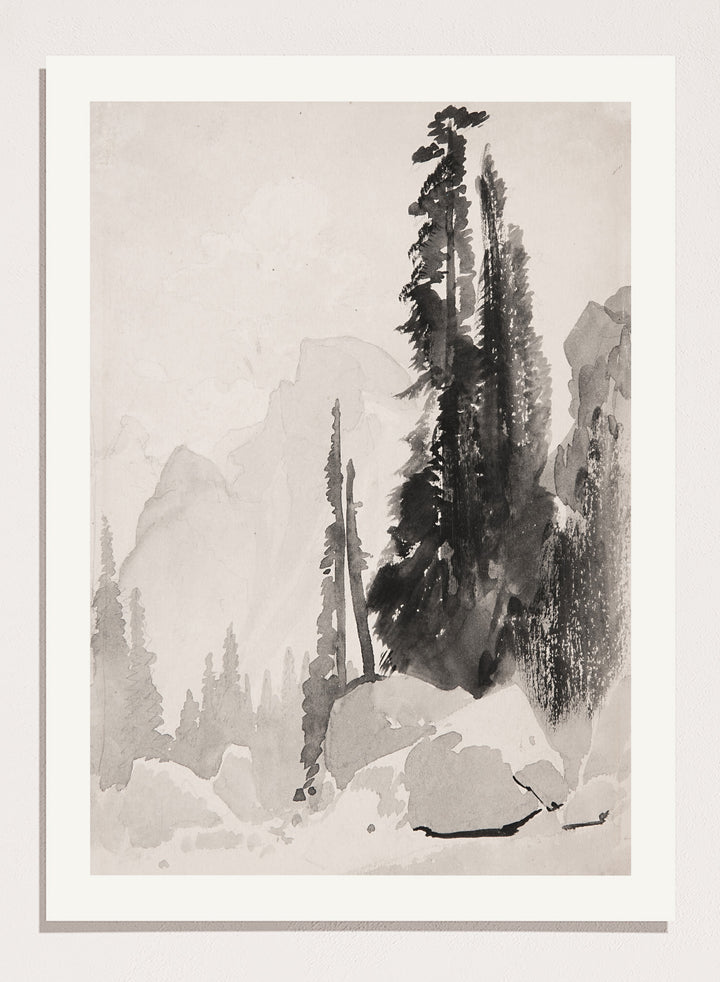 "Half Dome, Yosemite" Art Print