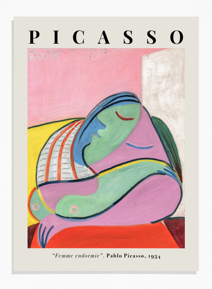 Pablo Picasso Femme Endormie Art Print