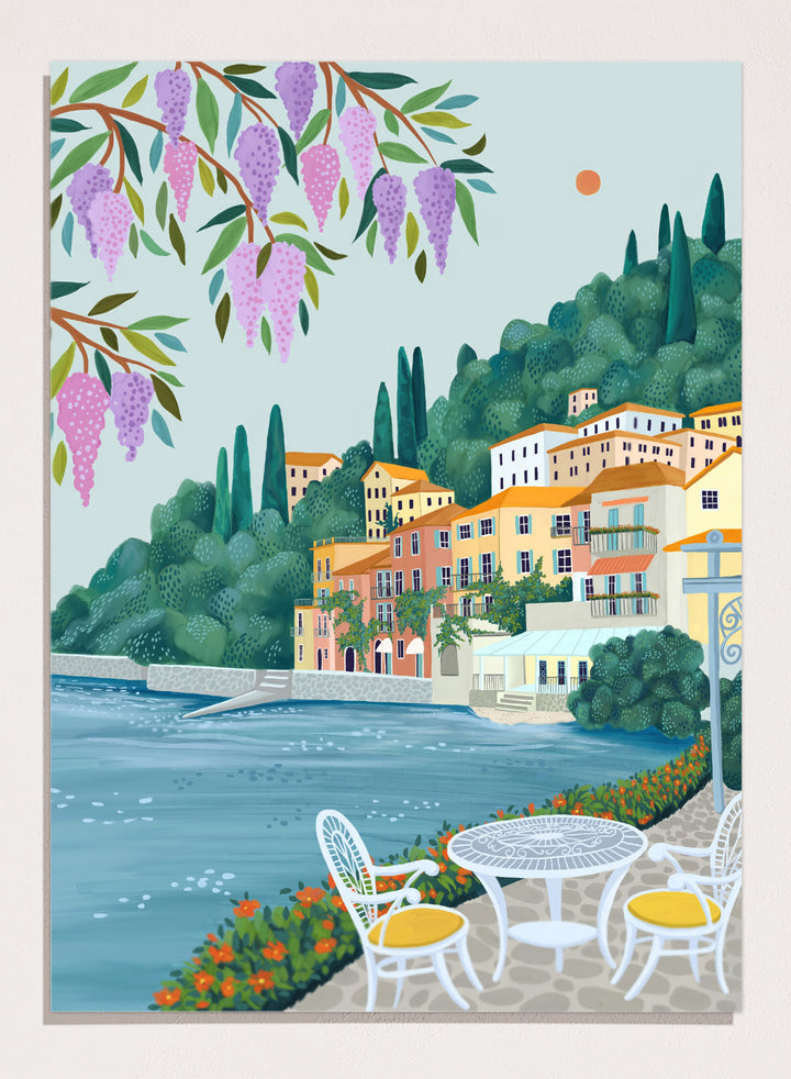 Lake Como Italy Art Print
