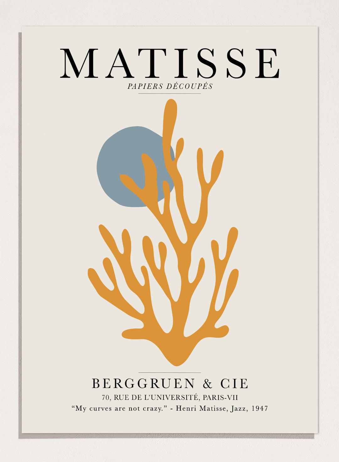 The Cut-Outs by Henri Matisse Print