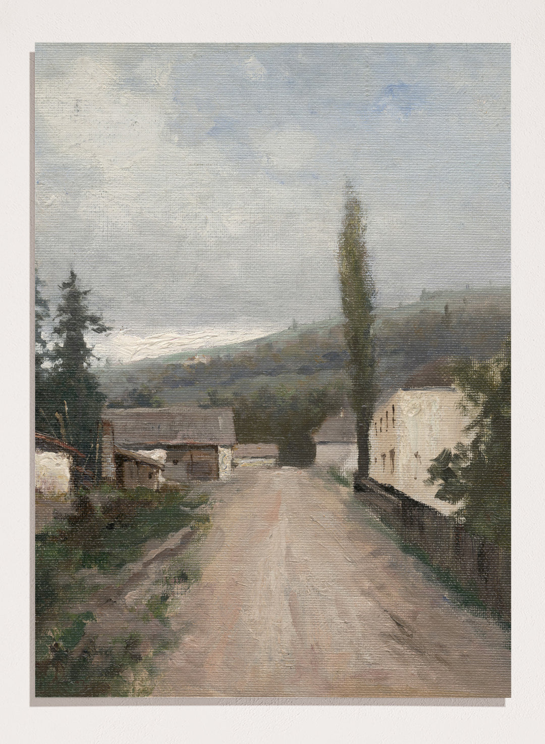 "From the West Slovak Village" Art Print