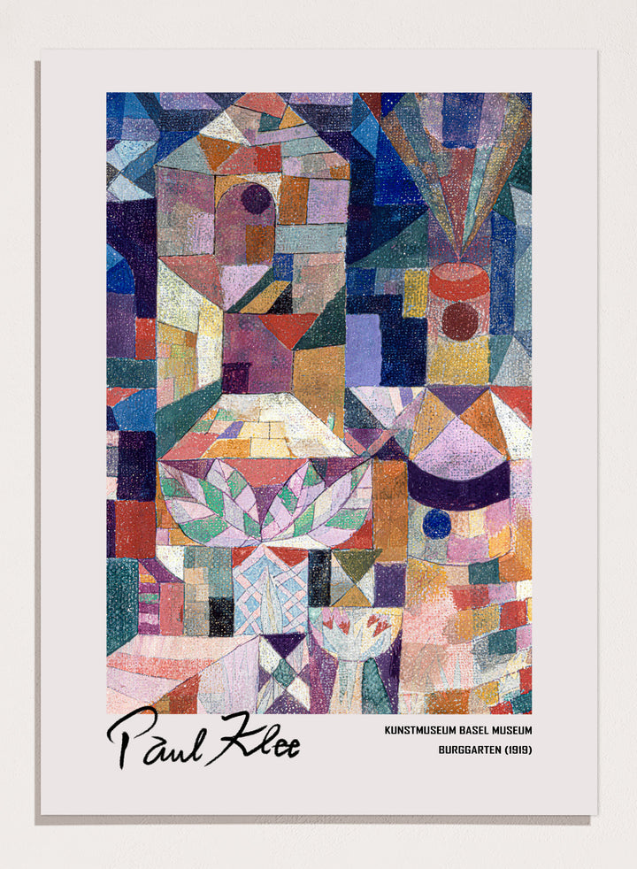 Paul Klee Burggarten 1919 Art Print