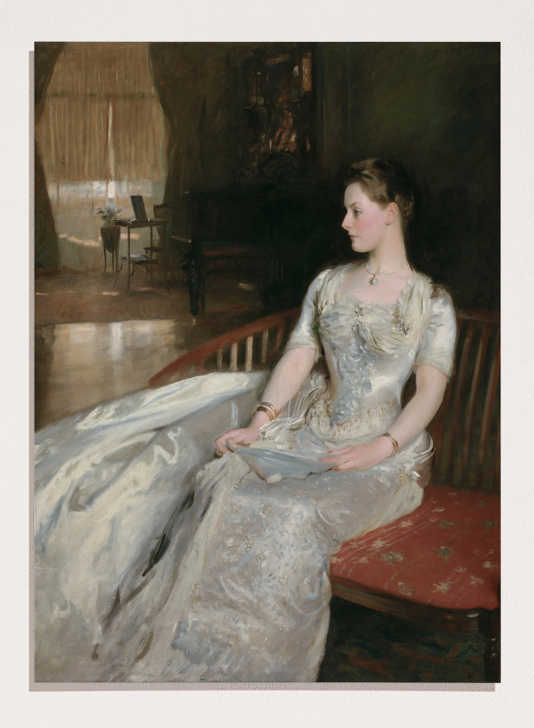 "Mrs. Cecil Wade" Art Print