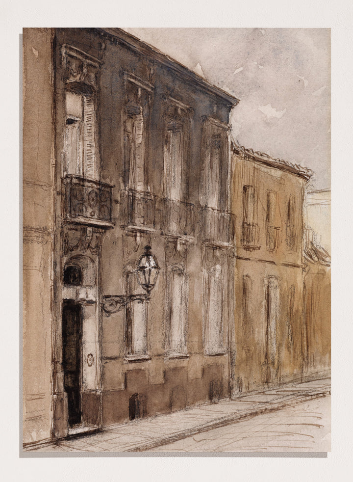 "13 rue Saint-Maur, Bordeaux" Art Print